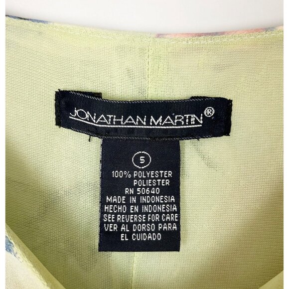 Vintage Y2K Jonathan Martin Maxi Dress Floral Boho Cottage Size 5 (XS) Women's - Picture 4 of 4